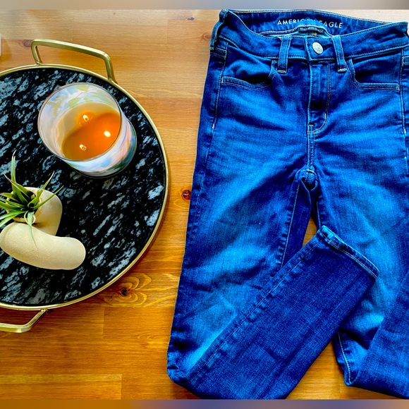 AMERICAN EAGLE hi rise jegging size 00 (3) - Picture 1 of 11